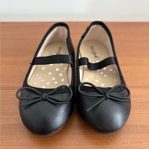 LIKE NEW Cat & Jack Black Ballet Flats size 7T